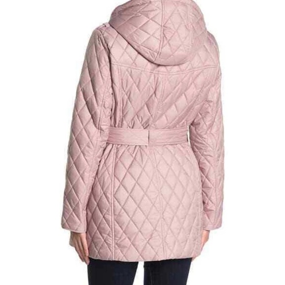 Missy Quilted Belted Hooded - Picture 3 of 5